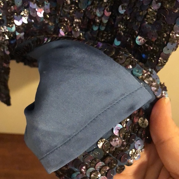 Authentic brand new with tag St.John sparkle blue skirt size 4 - Picture 4 of 10